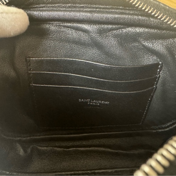 YSL Mini Lou Grain De Poudre Matelasse Monogram Camera Bag - Picture 6 of 6